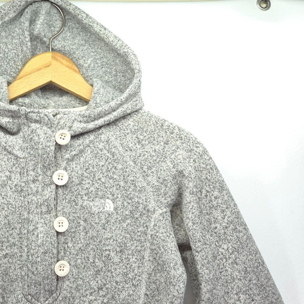 The North Face Crescent Sunshine Hoodie Womens Medium Fleece Lined Activewear - Picture 16 of 16
